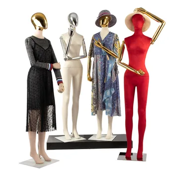 Full body Fabric Model With Golden Hand And Head Mannequin Factory Direct Sell
Full body Fabric Model With Golden Hand And Head Mannequin Factory Direct Sell