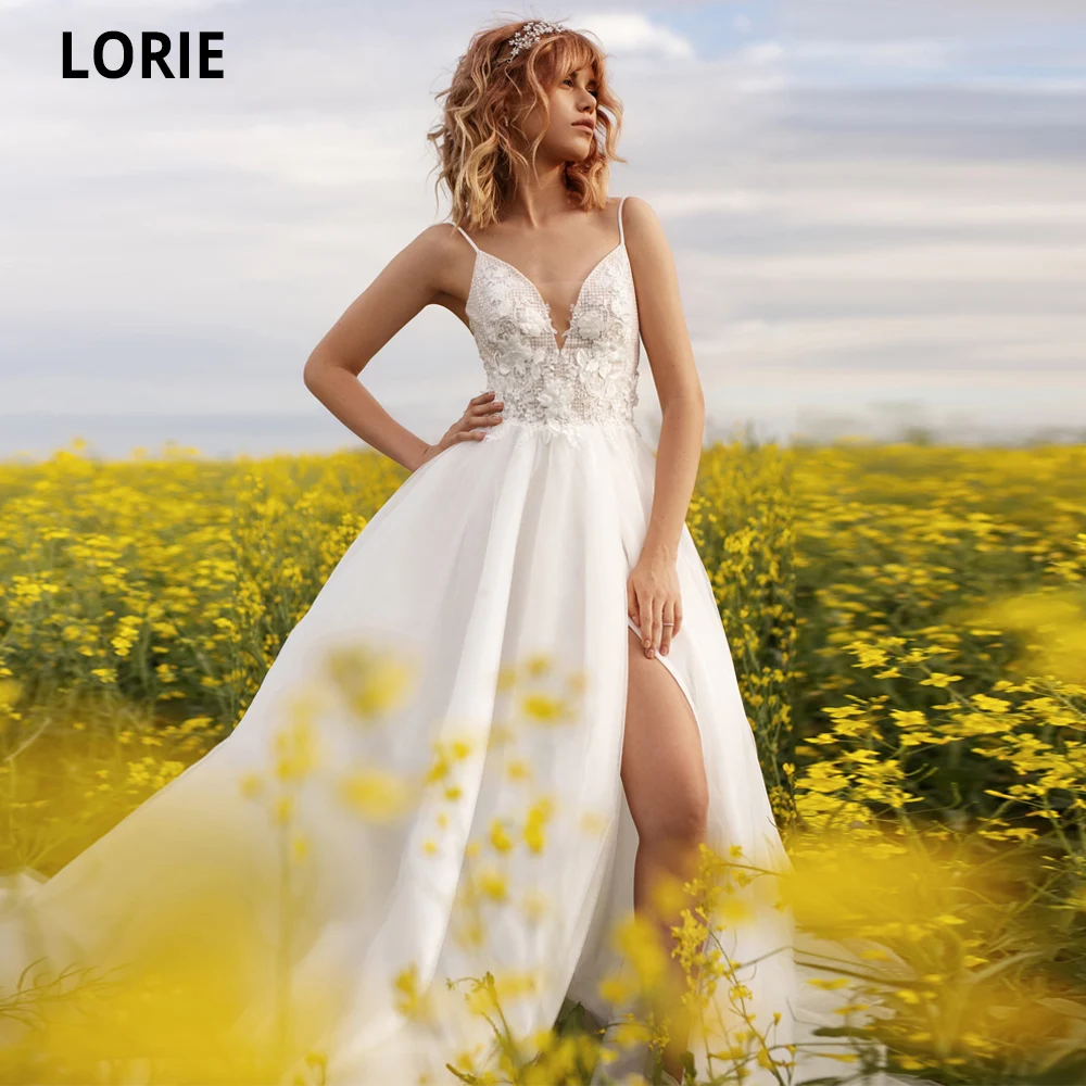 LORIE Princess Wedding Dreses with Cape 2021 Spring Elegant Lace Appliques Tull Beach Bridal Gowns Open Back Boho Smple Gowns
LORIE Princess Wedding Dreses with Cape 2021 Spring Elegant Lace Appliques Tull Beach Bridal Gowns Open Back Boho Smple Gowns
