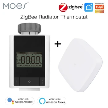 Tuya ZigBee 3.0 Smart Thermostatic Radiator Valve Home Thermostat Heater TRV Voice Control with Alexa Google home Smart Life 
Tuya ZigBee 3.0 Smart Thermostatic Radiator Valve Home Thermostat Heater TRV Voice Control with Alexa Google home Smart Life