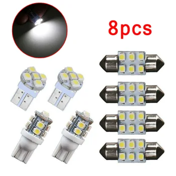 8x White LED Bulb Car Dome Map License Plate Light Interior LED Package Kit Heat Resistance LED Light Bulbs
8x White LED Bulb Car Dome Map License Plate Light Interior LED Package Kit Heat Resistance LED Light Bulbs