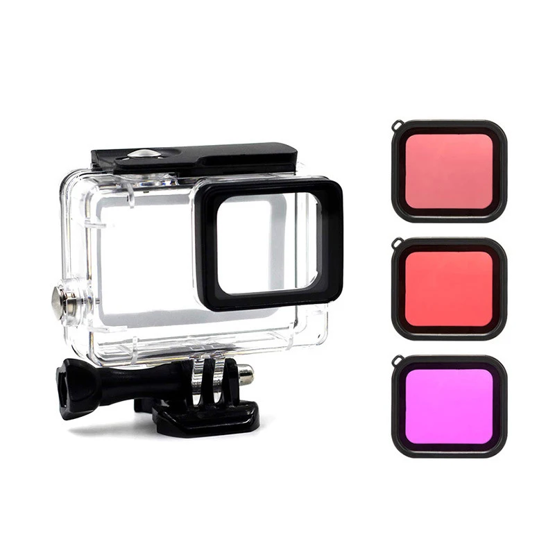 45M Diving Waterproof Case Filters Kit For GoPro Hero 8 Action Camera Underwater Housing Case For Go Pro Accessory
45M Diving Waterproof Case Filters Kit For GoPro Hero 8 Action Camera Underwater Housing Case For Go Pro Accessory