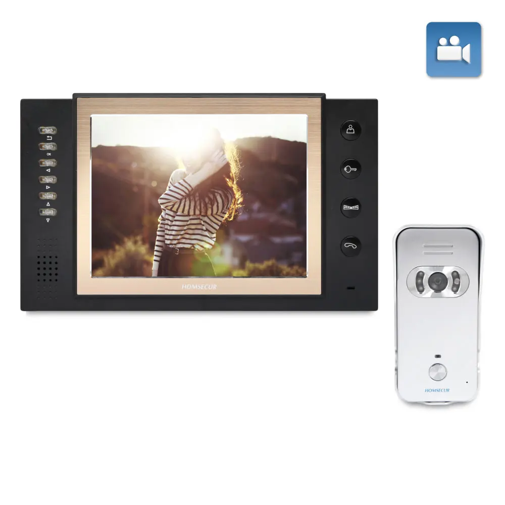 EU Delivery HOMSECUR 8" Video&Audio Home Intercom Recording+Dual-way Intercom for Apartment TC021-S / TC021-B+ TM801R-B
EU Delivery HOMSECUR 8" Video&Audio Home Intercom Recording+Dual-way Intercom for Apartment TC021-S / TC021-B+ TM801R-B