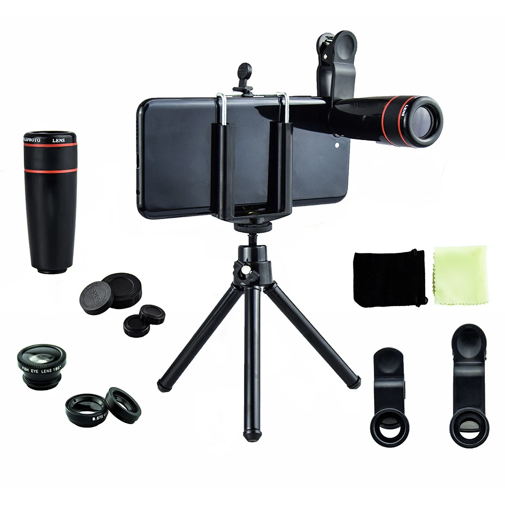 12× Scope HD Monocular Telescope Phone Lens Kit 3 in 1 Military Spyglass Waterproof Travel Hunting Mini Portable Zoom Telescope
12× Scope HD Monocular Telescope Phone Lens Kit 3 in 1 Military Spyglass Waterproof Travel Hunting Mini Portable Zoom Telescope
