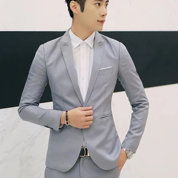 New Hot Spring Autumn Men Blazer Long Sleeve Solid Color Slim Casual Thin Suit Jacket Plus Size SMR88 
New Hot Spring Autumn Men Blazer Long Sleeve Solid Color Slim Casual Thin Suit Jacket Plus Size SMR88