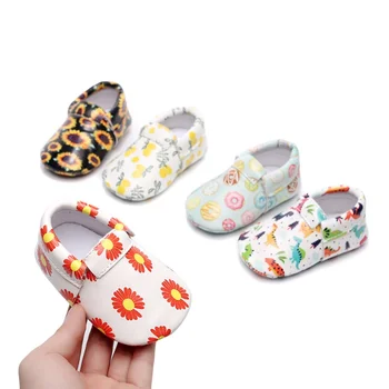 Infant Leather Cute Flower Print Shoes Soft Soled Non-slip Toddler Shoes For Baby Girls Infant Girl Princess Shoes
Infant Leather Cute Flower Print Shoes Soft Soled Non-slip Toddler Shoes For Baby Girls Infant Girl Princess Shoes