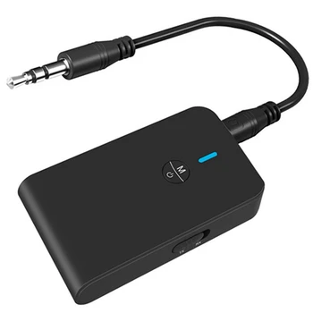AptX Low Latency 5.0 Bluetooth Transmitter Receiver 2 In 1 Audio Wireless Adapter for Car TV PC Speaker Headphone 3.5MM Aux Jack
AptX Low Latency 5.0 Bluetooth Transmitter Receiver 2 In 1 Audio Wireless Adapter for Car TV PC Speaker Headphone 3.5MM Aux Jack