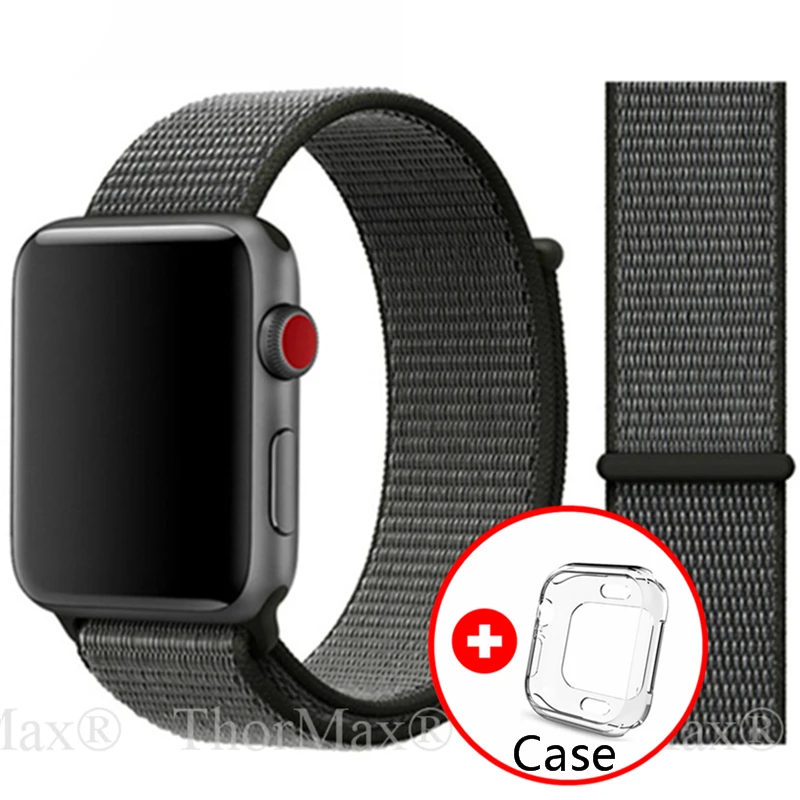 Nylon Soft Breathable Replacement Strap Sport Loop for iwatch Band For Apple Watch Series 3/2/1 38MM 42MM series 4 40MM 44MM
Nylon Soft Breathable Replacement Strap Sport Loop for iwatch Band For Apple Watch Series 3/2/1 38MM 42MM series 4 40MM 44MM