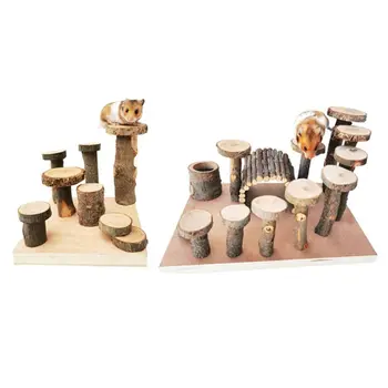 Small Pet Hamster Toys Natural Fruit Wood Ladder Bridge Stairs Step Fitness Exercise Playground Animal House Cage Decoration
Small Pet Hamster Toys Natural Fruit Wood Ladder Bridge Stairs Step Fitness Exercise Playground Animal House Cage Decoration