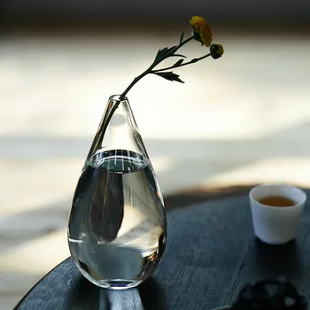 Creative Waterdrop Glass Vase Simplement Design Nordic Desktop Decoration Flower Bottle Study Room Buddhist Mood Tea Company
Creative Waterdrop Glass Vase Simplement Design Nordic Desktop Decoration Flower Bottle Study Room Buddhist Mood Tea Company