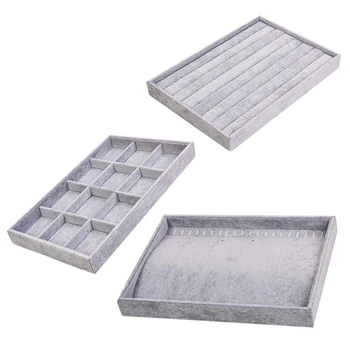 Stacked Velvet Jewelry Tray Storage Box, Jewelry Storage Display Tray, Earrings Necklace Bracelet Ring Receiver
Stacked Velvet Jewelry Tray Storage Box, Jewelry Storage Display Tray, Earrings Necklace Bracelet Ring Receiver