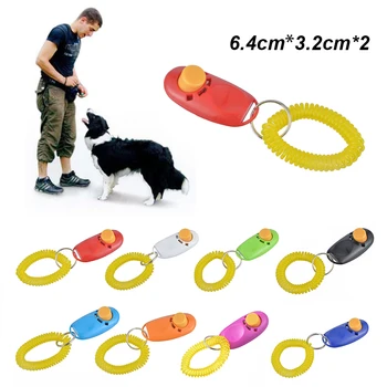 Hot Universal Remote Portable Animal Dog Button Clicker Sound Trainer Pet Training Tool Control Wrist Band Accessory 
Hot Universal Remote Portable Animal Dog Button Clicker Sound Trainer Pet Training Tool Control Wrist Band Accessory