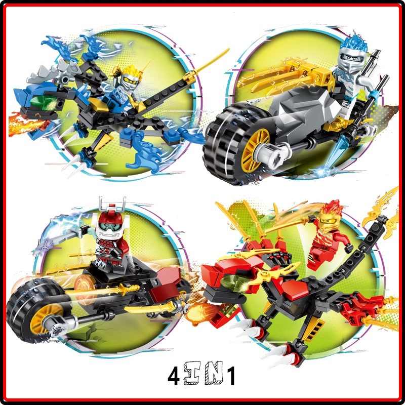 Ninja Kai Cole Jay Zane Lloyd Nya Mini action 4 in 1 Figures Building Blocks Kids Toy Gift Compatible Legoinglys Ninjagoed Kid
Ninja Kai Cole Jay Zane Lloyd Nya Mini action 4 in 1 Figures Building Blocks Kids Toy Gift Compatible Legoinglys Ninjagoed Kid
