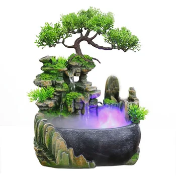 Desktop Humidifier Waterfall Rockery Fountain Flowing Water Mini Fish Pond with Fog for Home Decor - EU Plug
Desktop Humidifier Waterfall Rockery Fountain Flowing Water Mini Fish Pond with Fog for Home Decor - EU Plug