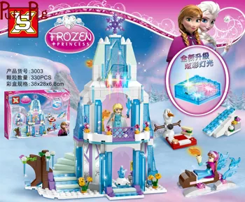 330pcs Friends Toys Elsa's Sparkling Ice Castle Princess Aisha Building Blocks for Girl Figures Bricks 
330pcs Friends Toys Elsa's Sparkling Ice Castle Princess Aisha Building Blocks for Girl Figures Bricks