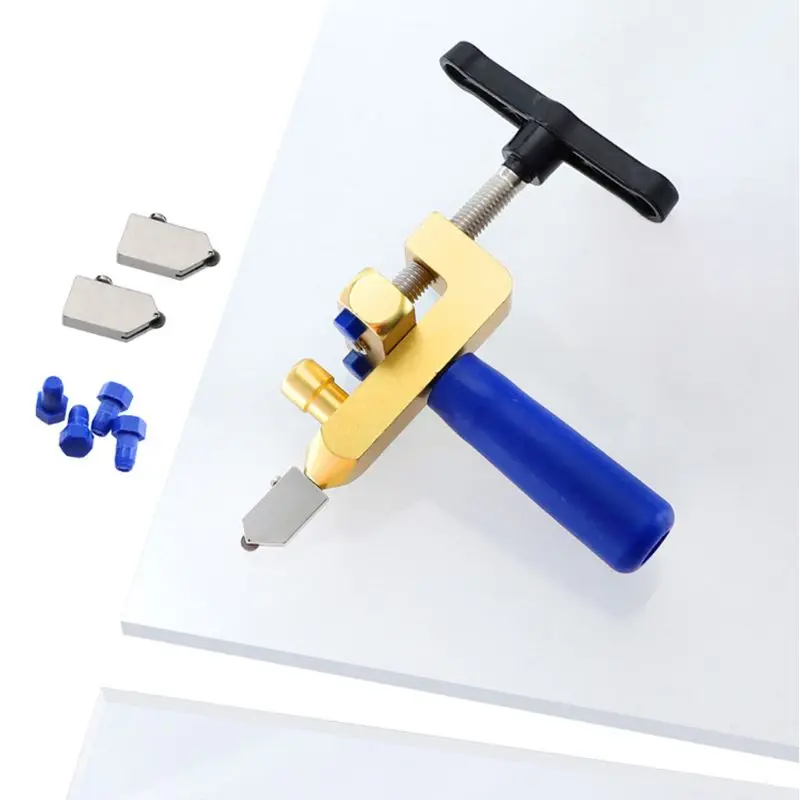 High-strength Glass Cutter Tile Handheld Multi-function Portable Opener Home Glass Cutter Diamond Cutting Hand Buliding Tools
High-strength Glass Cutter Tile Handheld Multi-function Portable Opener Home Glass Cutter Diamond Cutting Hand Buliding Tools