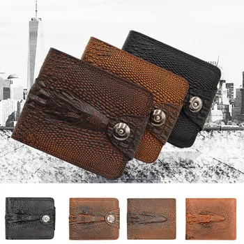 2020 Crocodile Skin Wallet Men Genuine Leather Small Zipper Short Men Wallets Credit Card Holders Coin Pocket Purse Alligator 
2020 Crocodile Skin Wallet Men Genuine Leather Small Zipper Short Men Wallets Credit Card Holders Coin Pocket Purse Alligator