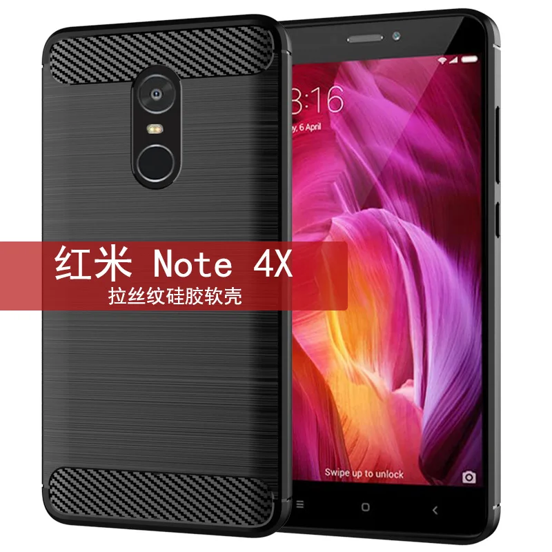 Для Xioami Redmi Note 4X 7 7S Pro мягкий чехол из углеродного волокна для Xiaomi Max 3