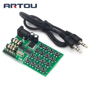 AE11A04 DTMF Audio Generator Module Voice Dual Encode Transmitter Board 5~24VDC for MCU Keyboard
AE11A04 DTMF Audio Generator Module Voice Dual Encode Transmitter Board 5~24VDC for MCU Keyboard