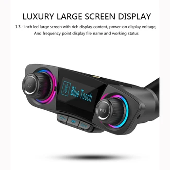 BT06 Bluetooth 4.0 Car FM Transmitter MP3 WMA Player Hands free Radio card reader expand functionAdapter Kit Double USB Charger
BT06 Bluetooth 4.0 Car FM Transmitter MP3 WMA Player Hands free Radio card reader expand functionAdapter Kit Double USB Charger
