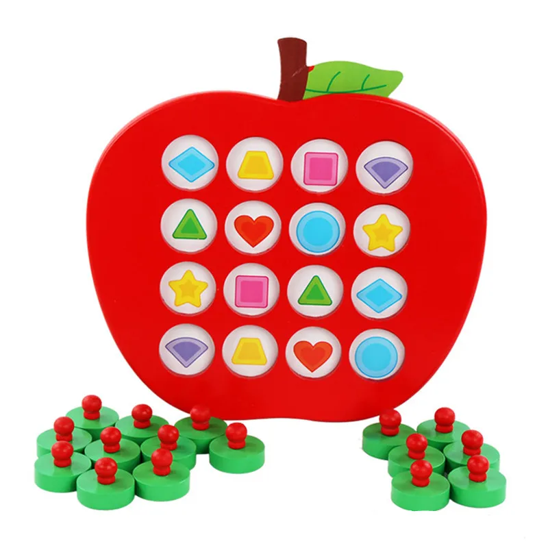 Apple Memory Matching Chess Games Wooden Toy Kids Puzzle Montessori Edycation Learning Toys
Apple Memory Matching Chess Games Wooden Toy Kids Puzzle Montessori Edycation Learning Toys