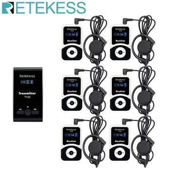 RETEKESS T130 Wireless Tour Guide System Transmitter+6Receiver For Church Translation Government meeting Training Filming Hiking
RETEKESS T130 Wireless Tour Guide System Transmitter+6Receiver For Church Translation Government meeting Training Filming Hiking