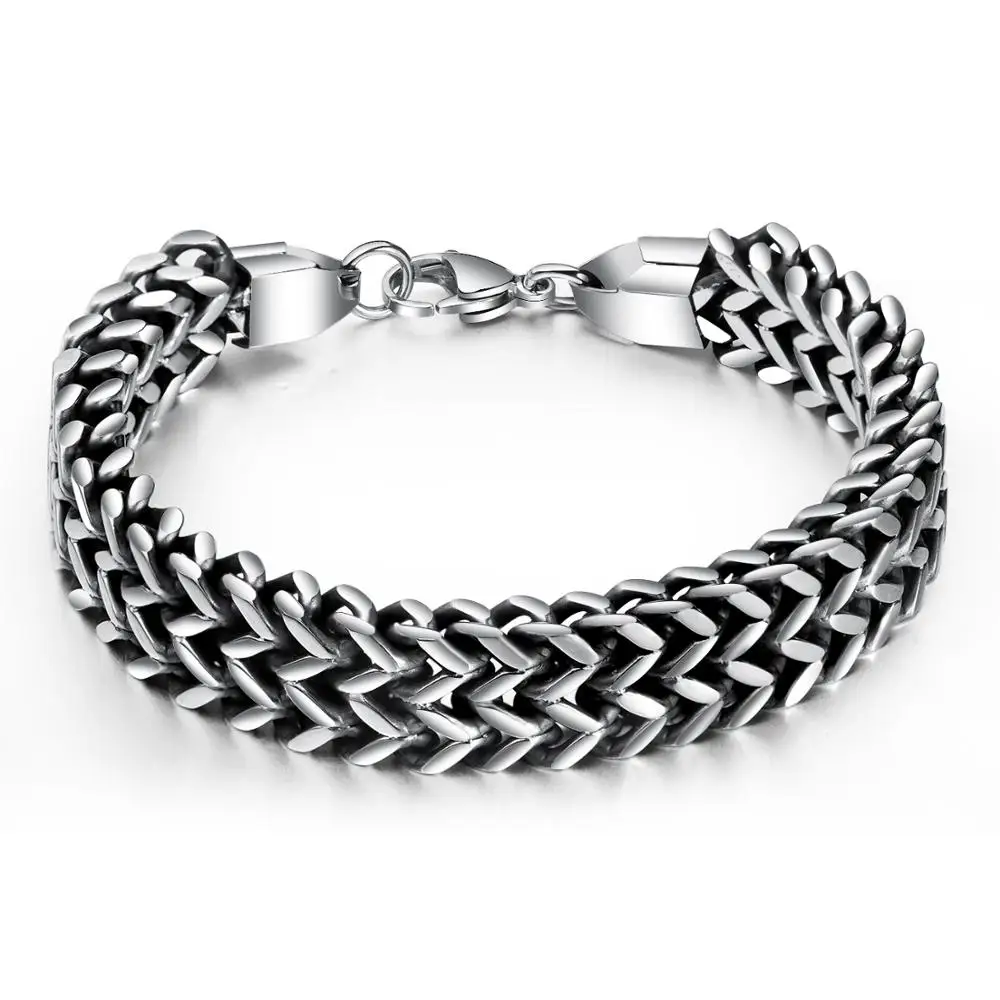 Men Retro Chain Bracelet Stainless Steel Double-layer fish scale hand ornaments Link Chain Punk Heavy Jewelry Dropshiping GS1015
Men Retro Chain Bracelet Stainless Steel Double-layer fish scale hand ornaments Link Chain Punk Heavy Jewelry Dropshiping GS1015