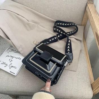 2020 new women's bag wide shoulder strap shoulder bag fashion messenger bag casual women's bag shiny ladies bag
2020 new women's bag wide shoulder strap shoulder bag fashion messenger bag casual women's bag shiny ladies bag