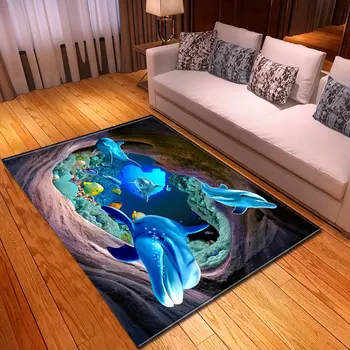 3D Dolphin Bedside Rug Children Play Bedroom Mat Flannel Home Decor Dining Room Area Rug Large Living Room Rug Carpet for Parlor
3D Dolphin Bedside Rug Children Play Bedroom Mat Flannel Home Decor Dining Room Area Rug Large Living Room Rug Carpet for Parlor