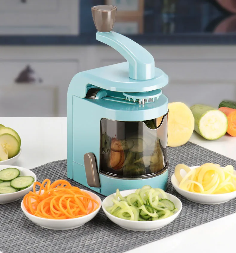 mylb Spiral Vegetable Cutter Slicer Shredder with 4 Stainless Steel Blades Potato Pasta Spaghetti Spiral Grater Chopper
mylb Spiral Vegetable Cutter Slicer Shredder with 4 Stainless Steel Blades Potato Pasta Spaghetti Spiral Grater Chopper