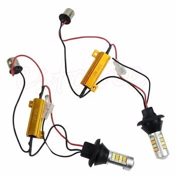 YAM 2x BAU15S 42LED 2835 50W Dual-couleur Switchback DRL Tournez Kit signal lumineux
YAM 2x BAU15S 42LED 2835 50W Dual-couleur Switchback DRL Tournez Kit signal lumineux