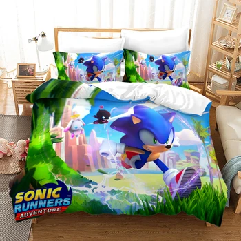Hot Sale 3d Sonic The Hedgehog Bedding Set Cartoon Duvet Cover Pillowcase Quilt Cover Set Twin Full Queen King Kids Bedclothes 
Hot Sale 3d Sonic The Hedgehog Bedding Set Cartoon Duvet Cover Pillowcase Quilt Cover Set Twin Full Queen King Kids Bedclothes