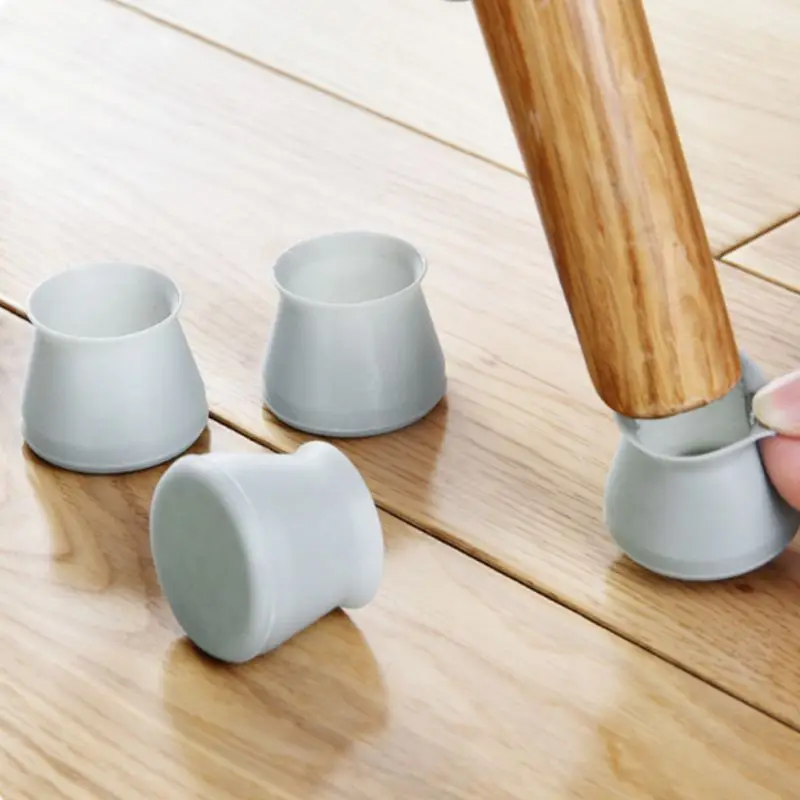 4Pcs/Lot Table Chair Leg Mat Silicone Non-slip Table Chair Leg Caps Foot Protection Bottom Cover Pads Wood Floor Protectors
4Pcs/Lot Table Chair Leg Mat Silicone Non-slip Table Chair Leg Caps Foot Protection Bottom Cover Pads Wood Floor Protectors