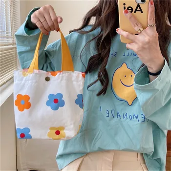 Floral Mini Canvas Shopping Handbags Fmale Reusable Foldable Tote Bags Women Canvas Shoulder Bags Female Ulzzang Funny Eco
Floral Mini Canvas Shopping Handbags Fmale Reusable Foldable Tote Bags Women Canvas Shoulder Bags Female Ulzzang Funny Eco