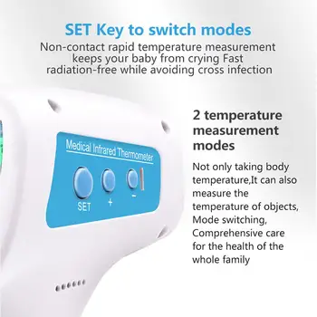 Infrared Thermometer Temperature Measurement Tool Forehead Thermometer Thermometer Black Red ABS with LCD Top Grade Practical
Infrared Thermometer Temperature Measurement Tool Forehead Thermometer Thermometer Black Red ABS with LCD Top Grade Practical