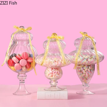 Glass Candy Jar with Lid Whole Grains Storage Tank European Style Transparent Home Candy Miscellaneous Grains Storage Tank
Glass Candy Jar with Lid Whole Grains Storage Tank European Style Transparent Home Candy Miscellaneous Grains Storage Tank
