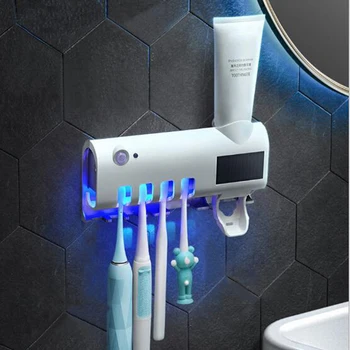 Dental storage box UV electric toothbrush sterilization rack intelligent sterilizer bathroom wall-mounted bathroom accessories 
Dental storage box UV electric toothbrush sterilization rack intelligent sterilizer bathroom wall-mounted bathroom accessories