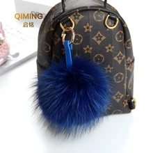 15cm DIY prawdziwe pompon z futra szopa futro Pom Poms dla kobiet dzieci czapki beanie czapki Fox Ball na buty kapelusz torby akcesoria(China)