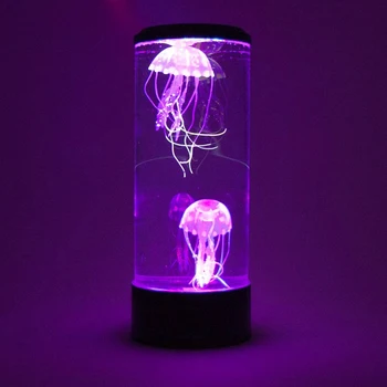 7 Color Changing LED Jellyfish Lamp Aquarium Bedside Decoration Night Light Creative Versatile Night Lamp with Timing Function
7 Color Changing LED Jellyfish Lamp Aquarium Bedside Decoration Night Light Creative Versatile Night Lamp with Timing Function