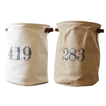 Cotton Linen Folding Laundry Round Storage Bag 
Cotton Linen Folding Laundry Round Storage Bag