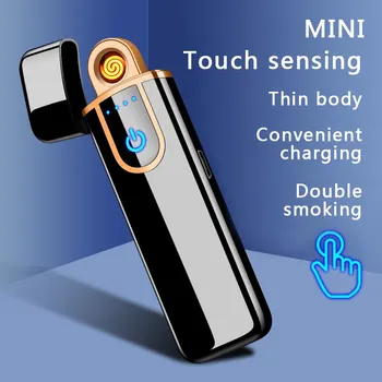 New Touch Screen Sensor Cigarette Lighter Compact Smart Sensor USB Charging Lighters Tungsten Metal Mirror
New Touch Screen Sensor Cigarette Lighter Compact Smart Sensor USB Charging Lighters Tungsten Metal Mirror