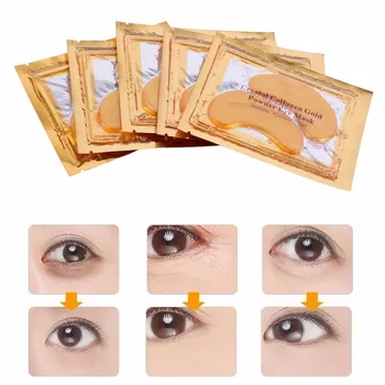 1pair=2pcs Natural Crystal Collagen Golden Eye M ask Anti-Aging Sleeping Eye Patches Eliminates Dark Circles Fine Lines Massage
1pair=2pcs Natural Crystal Collagen Golden Eye M ask Anti-Aging Sleeping Eye Patches Eliminates Dark Circles Fine Lines Massage