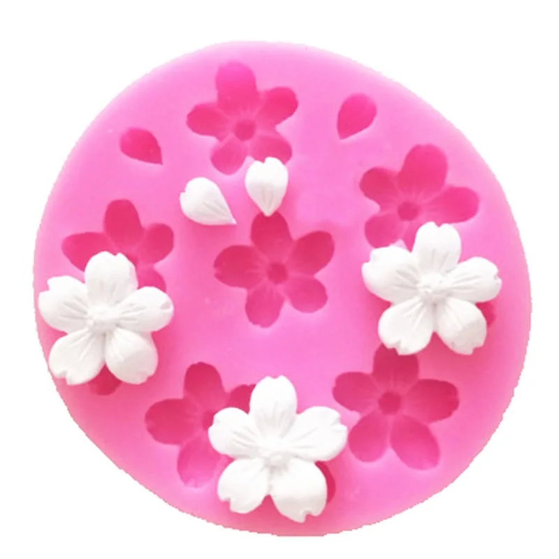 Cherry Blossom Mould Pink 6 Holes Hot Sale For Cake Chocolate Candle Food Grade Silica Gel Safe And Easy To Clean
Cherry Blossom Mould Pink 6 Holes Hot Sale For Cake Chocolate Candle Food Grade Silica Gel Safe And Easy To Clean
