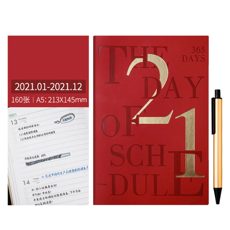 Yisuremia A5 Notebook Agenda 2021 Planner Organizer Office Diary Weekly Monthly Plan Journal Daily Note Books Cuaderno With Pen
Yisuremia A5 Notebook Agenda 2021 Planner Organizer Office Diary Weekly Monthly Plan Journal Daily Note Books Cuaderno With Pen