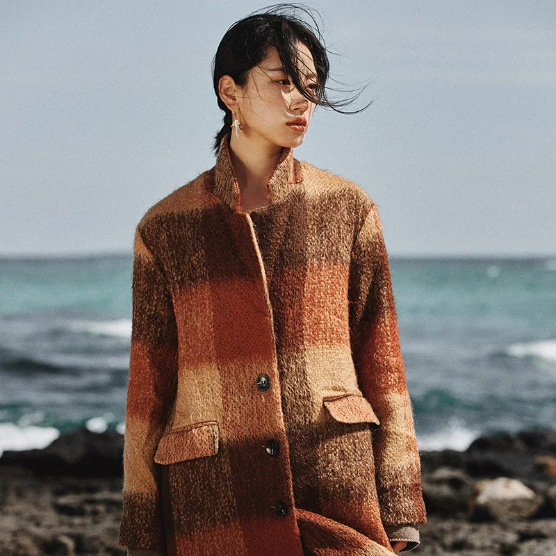 Распродажа ---- женские осенние и зимние большие размеры волнистые австралийские шерстяные клетчатые Свободные шерстяные пальто
Распродажа ---- женские осенние и зимние большие размеры волнистые австралийские шерстяные клетчатые Свободные шерстяные пальто