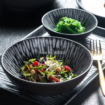 Creative Retro Nordic Style Ceramic Rice Bowl Noodle Soup Bowl Handmade Porcelain Salad Bowl Dessert Bowl
Creative Retro Nordic Style Ceramic Rice Bowl Noodle Soup Bowl Handmade Porcelain Salad Bowl Dessert Bowl
