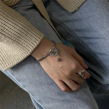 RUIYI Real 925 Sterling Silver Heavy Handmade Make Old Bracelets For Women Chic Star Arrow Distressed Exquisite Bracelets 2020
RUIYI Real 925 Sterling Silver Heavy Handmade Make Old Bracelets For Women Chic Star Arrow Distressed Exquisite Bracelets 2020