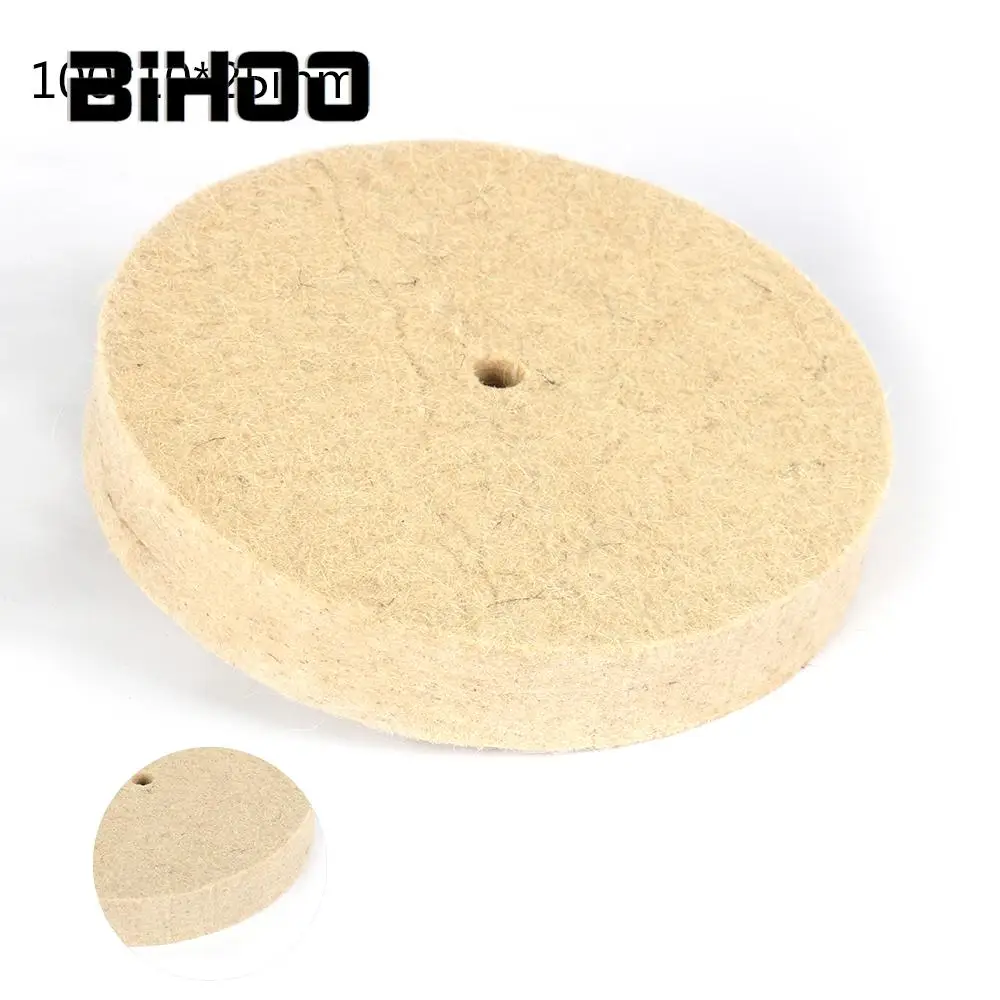 10Pcs 100mm Wool Felt Polishing Buffing Wheel Bore 10mm Surface Finish Bench Grinder Tool for Metal Wood and Plastic
10Pcs 100mm Wool Felt Polishing Buffing Wheel Bore 10mm Surface Finish Bench Grinder Tool for Metal Wood and Plastic
