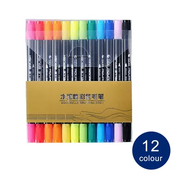 Double-Headed Watercolor Pen Soft Head Color Marker Pen for Drawing Painting Pens Coloring Calligraphy Stationery Art Markers
Double-Headed Watercolor Pen Soft Head Color Marker Pen for Drawing Painting Pens Coloring Calligraphy Stationery Art Markers
