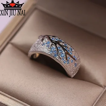 Various colours Fashionable Unique Forest Leaves and Branches Embedded with Zircon Sapphire Ruby Lady Wide Ring Leisure Jewelry
Various colours Fashionable Unique Forest Leaves and Branches Embedded with Zircon Sapphire Ruby Lady Wide Ring Leisure Jewelry
