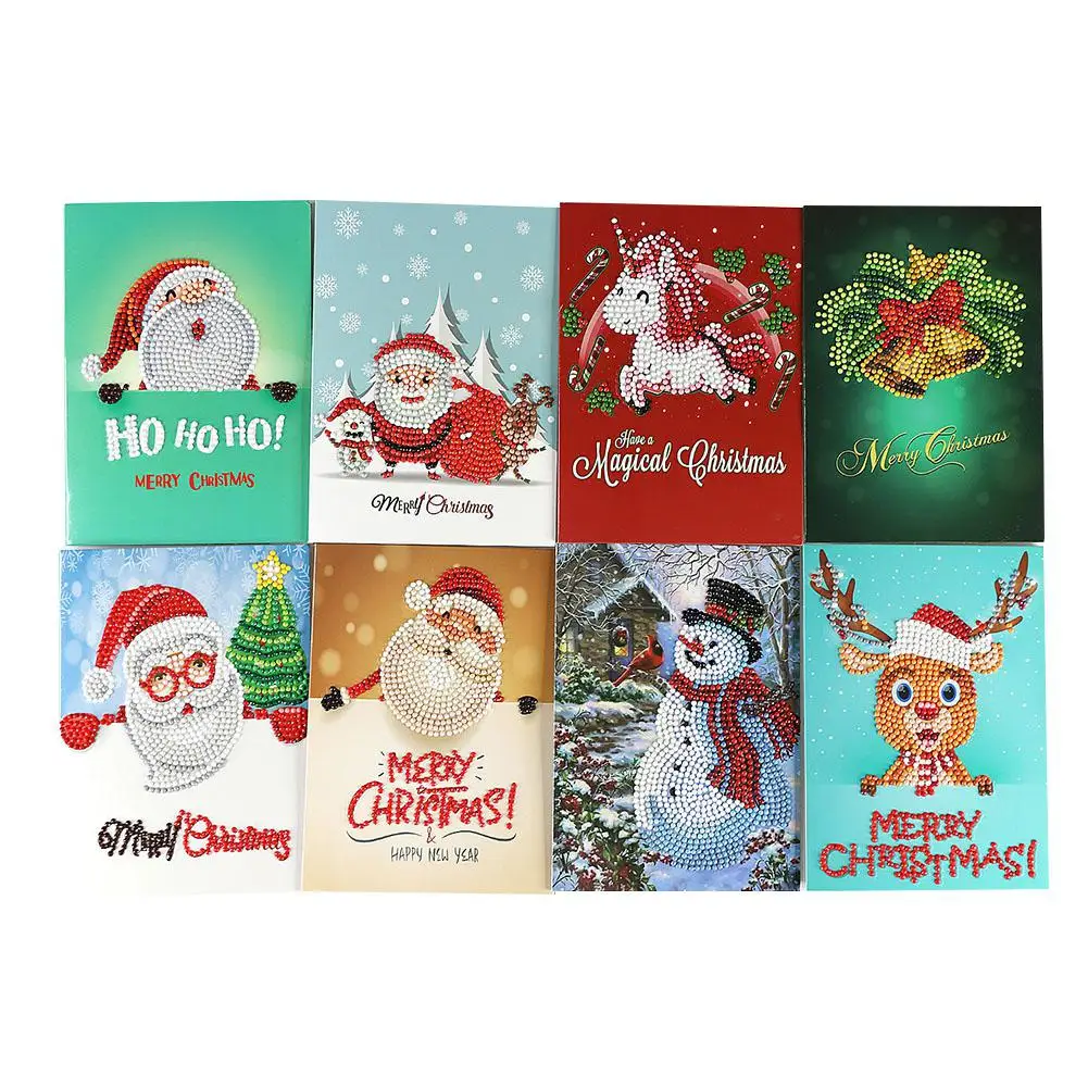 Christmas Cards with Envelope Diamond Painting Kerstkaarten 3D Greeting Cards DIY Thank You Card For Party Christmas Gift Cards
Christmas Cards with Envelope Diamond Painting Kerstkaarten 3D Greeting Cards DIY Thank You Card For Party Christmas Gift Cards
